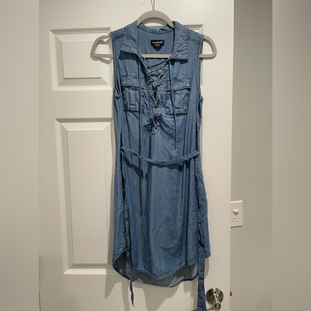 Bebe Blue Dress